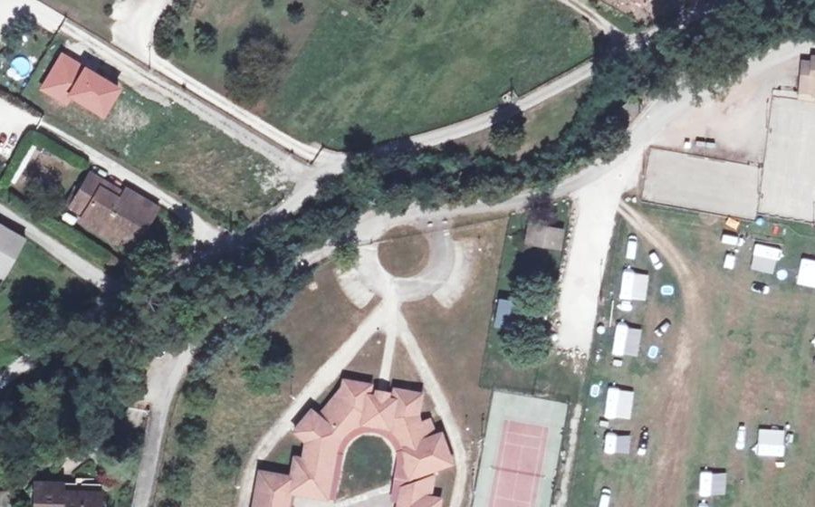 Vue aérienne du Chemin du Plantement