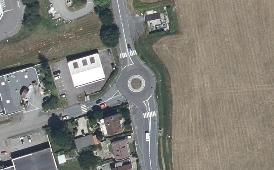 Vue aérienne du Giratoire de Nasséré