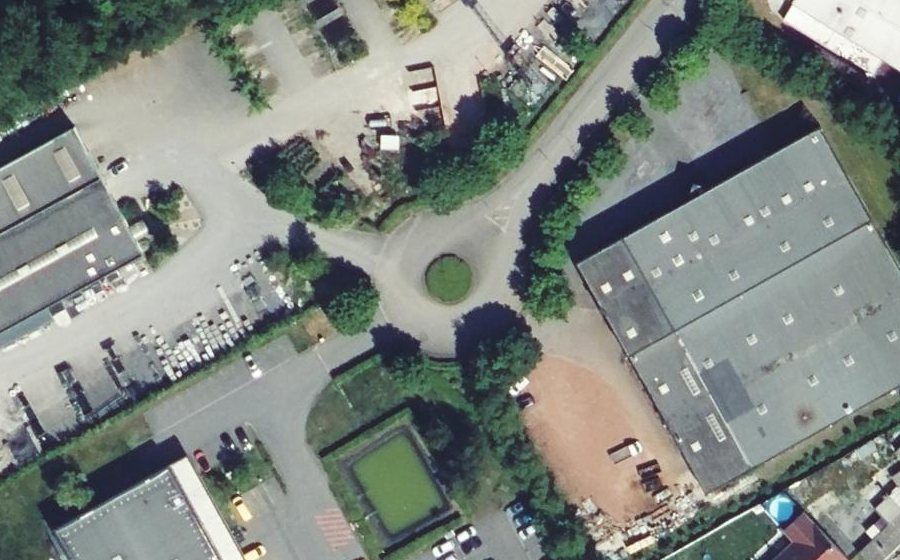 Vue aérienne du Rue du Terril