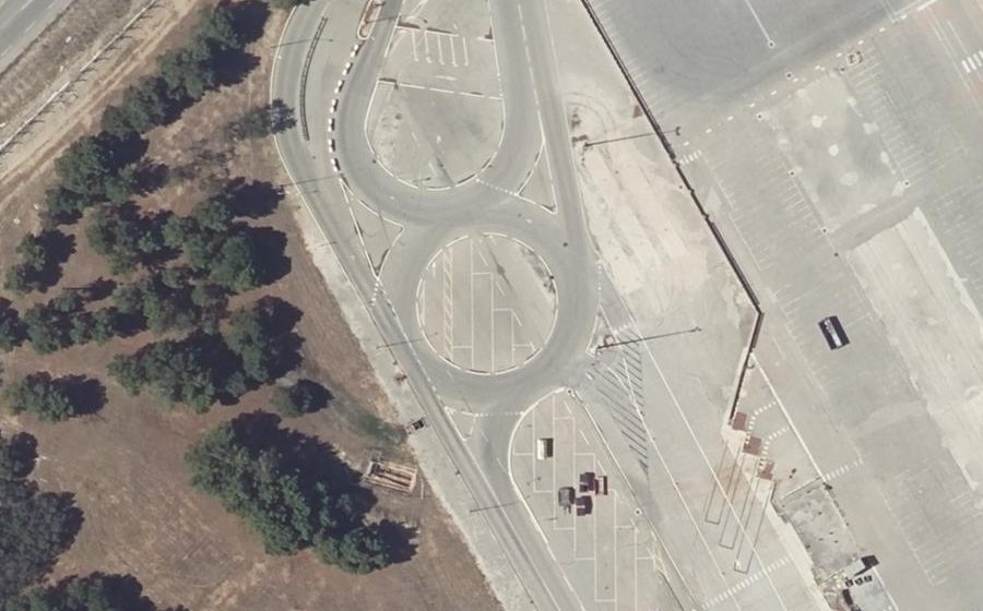 Vue aérienne du Rond-point anonyme n°1154382208