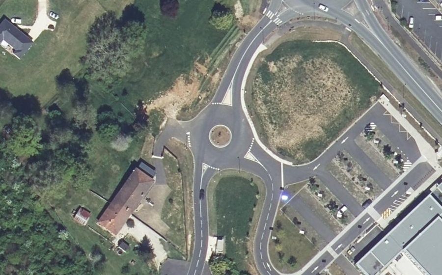 Vue aérienne du Route Georges Brassens