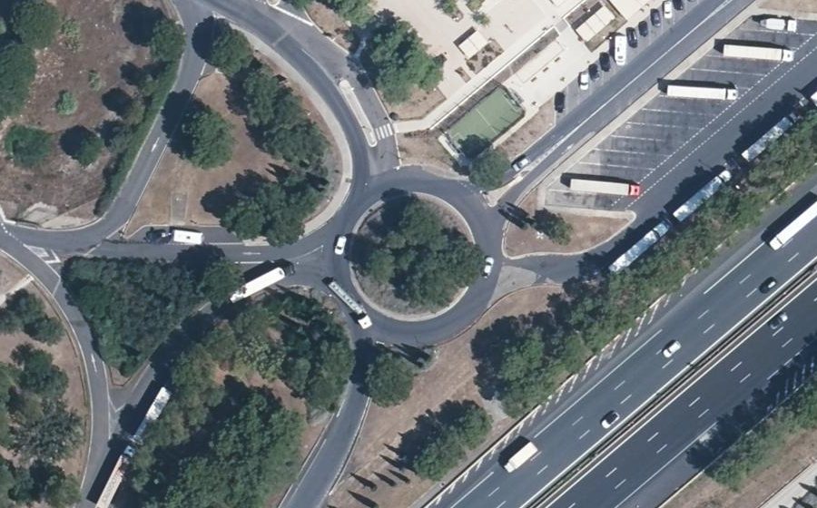 Vue aérienne du Rond-point anonyme n°11553425
