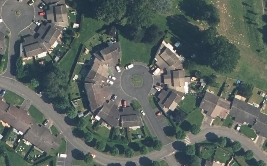 Vue aérienne du Rond-point anonyme n°115553939