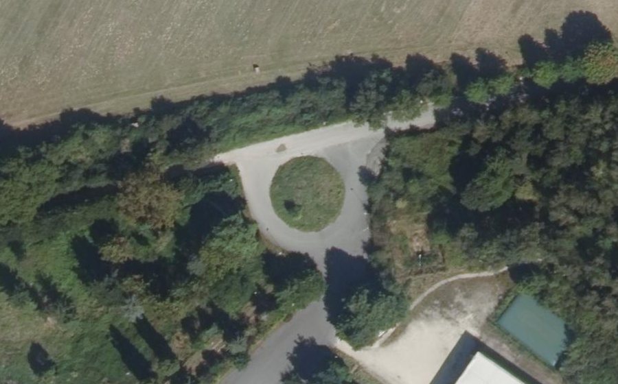 Vue aérienne du Chemin de la Queue d'Auneau