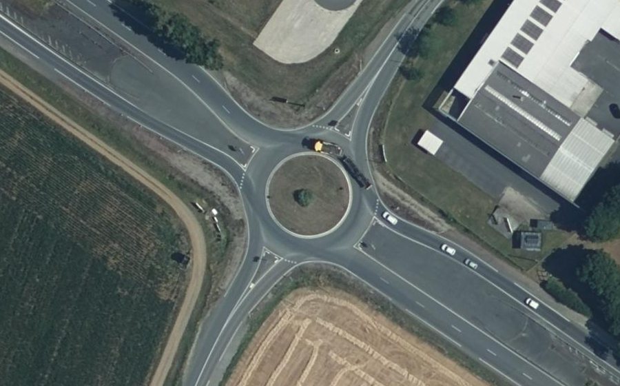 Vue aérienne du La Chicane