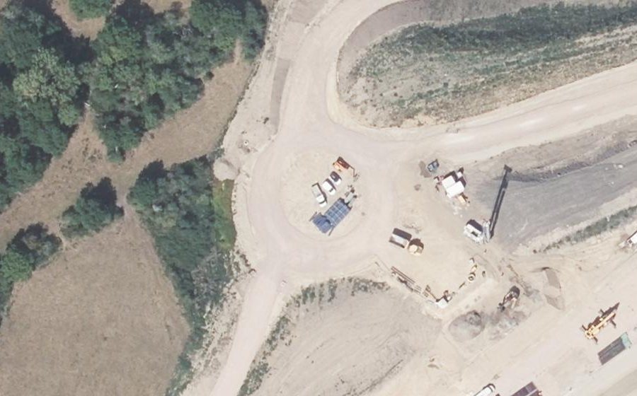 Vue aérienne du Rond-point anonyme n°1158703370