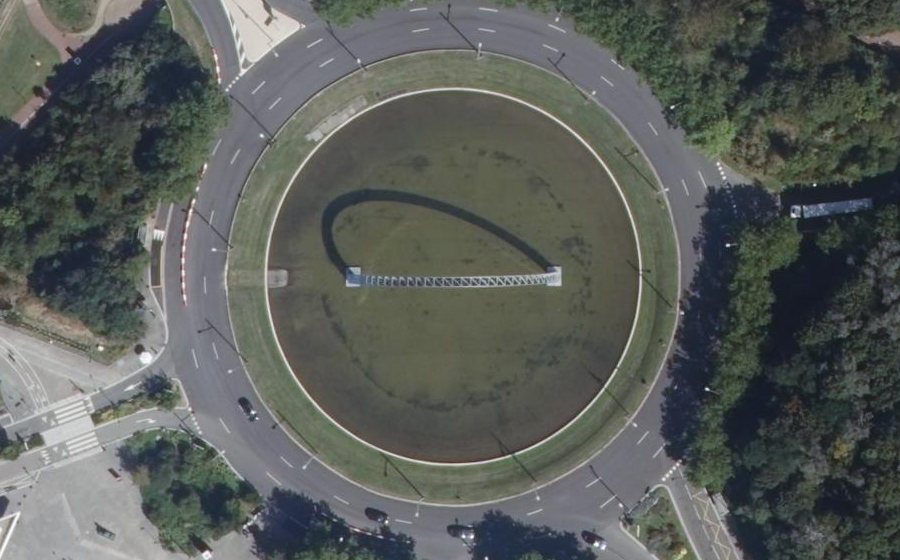 Vue aérienne du Place de la Paix Céleste