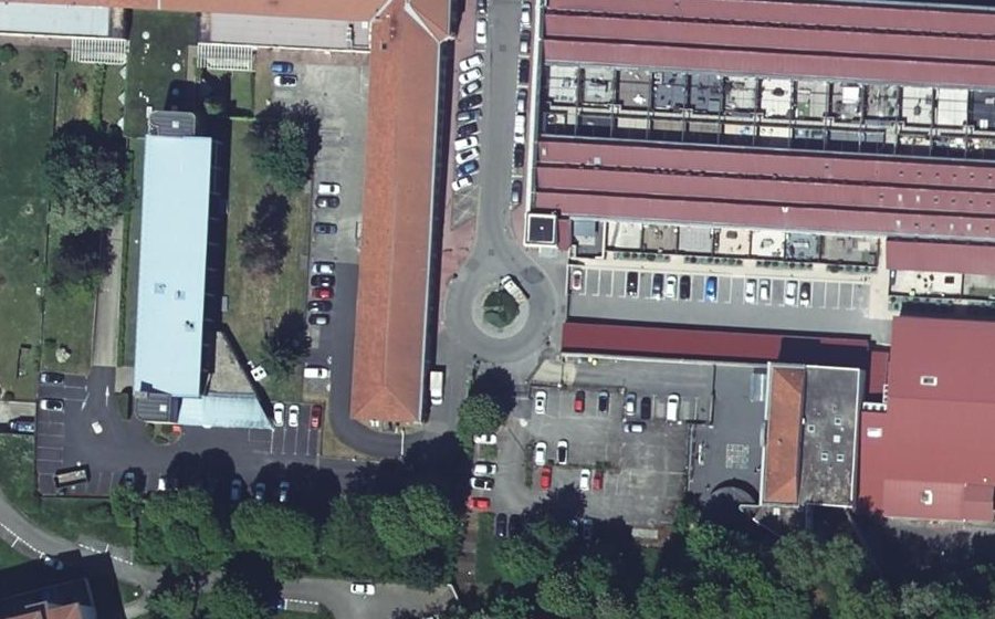 Vue aérienne du Allée Drouot
