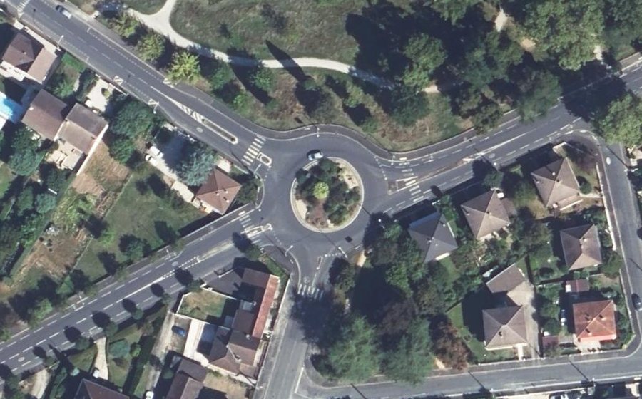 Vue aérienne du Roger Courbatère