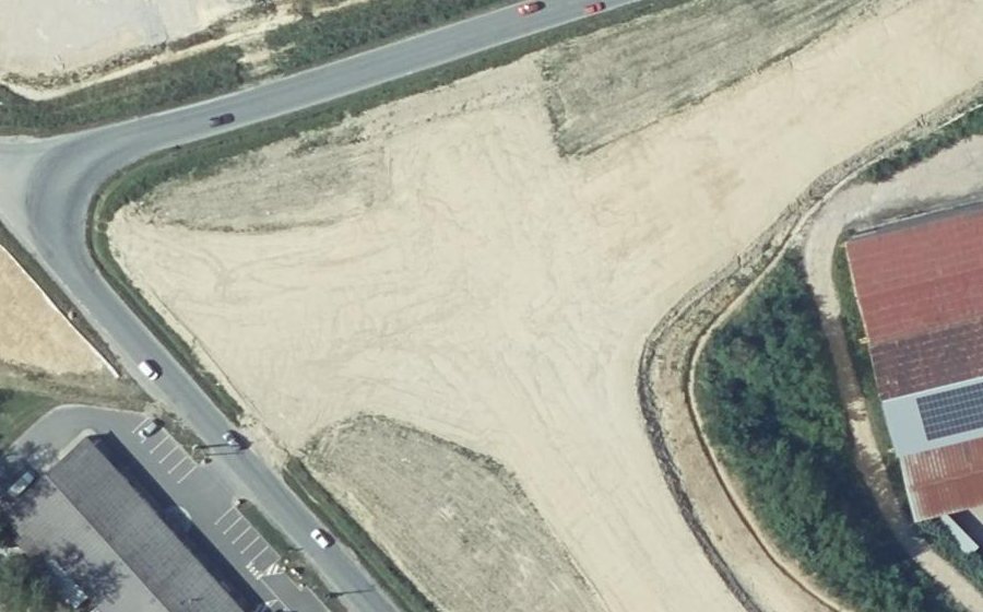 Vue aérienne du Rond-point anonyme n°1164046988