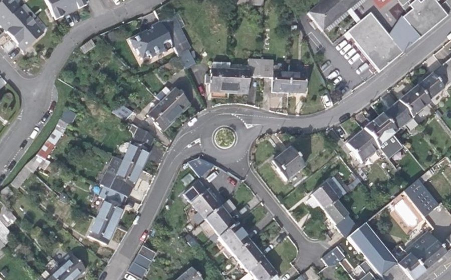 Vue aérienne du Rue Guy Ropartz