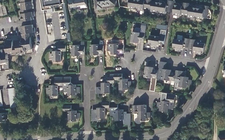 Vue aérienne du Allée Jacques Brel