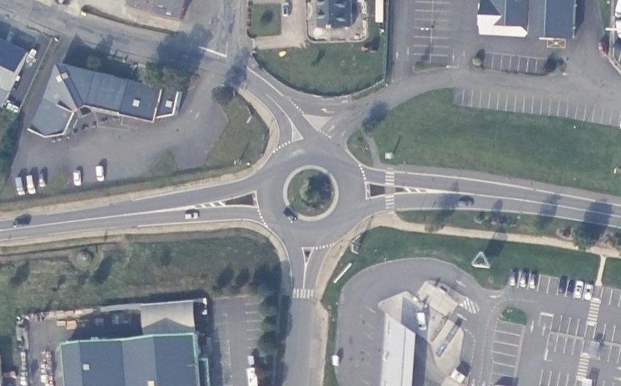Vue aérienne du Rond-point anonyme n°11667284
