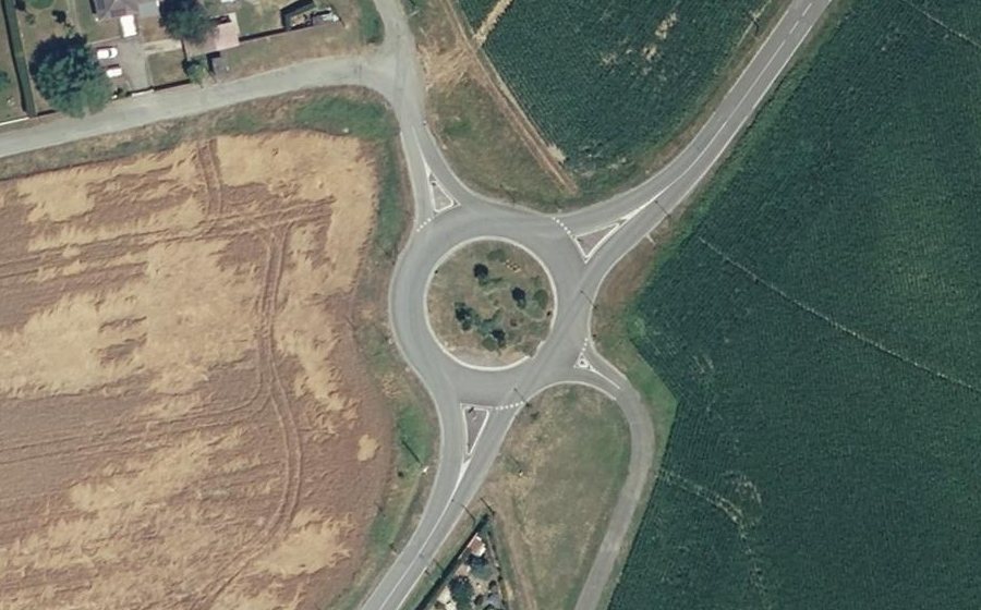 Vue aérienne du Avenue d'Auch