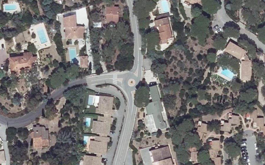 Vue aérienne du Rond-Point