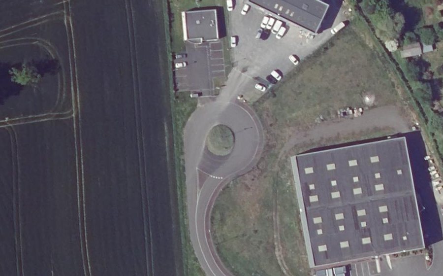 Vue aérienne du Impasse d'Aubigny