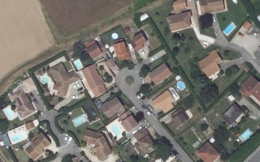 Vue aérienne du Rond-point anonyme n°117202120