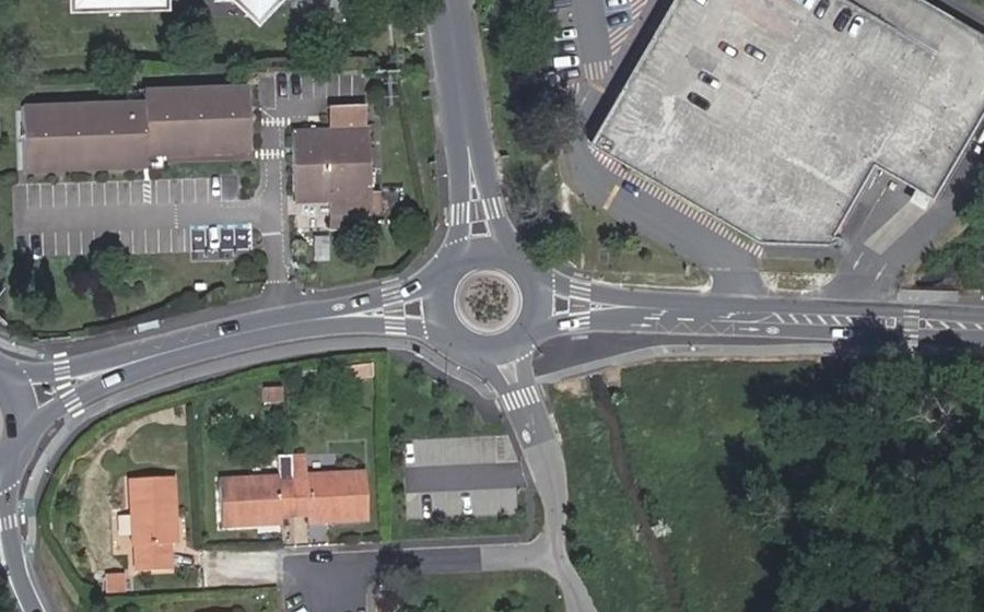 Vue aérienne du Avenue de la Prairie