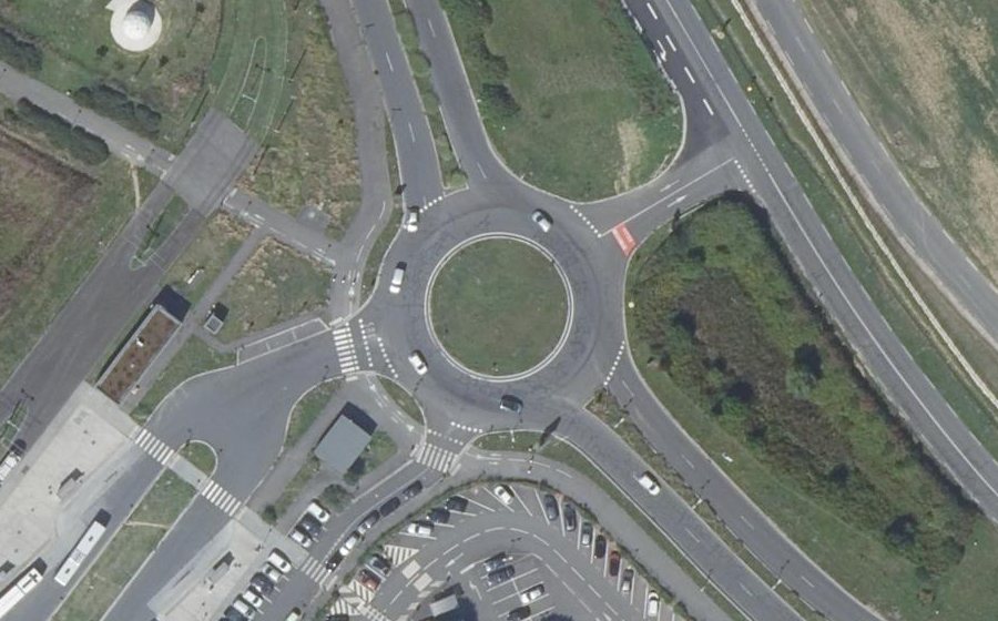 Vue aérienne du Avenue Bernard Lathière