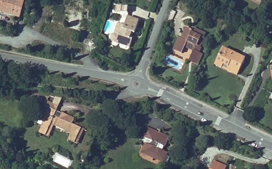 Vue aérienne du Avenue Souleilla