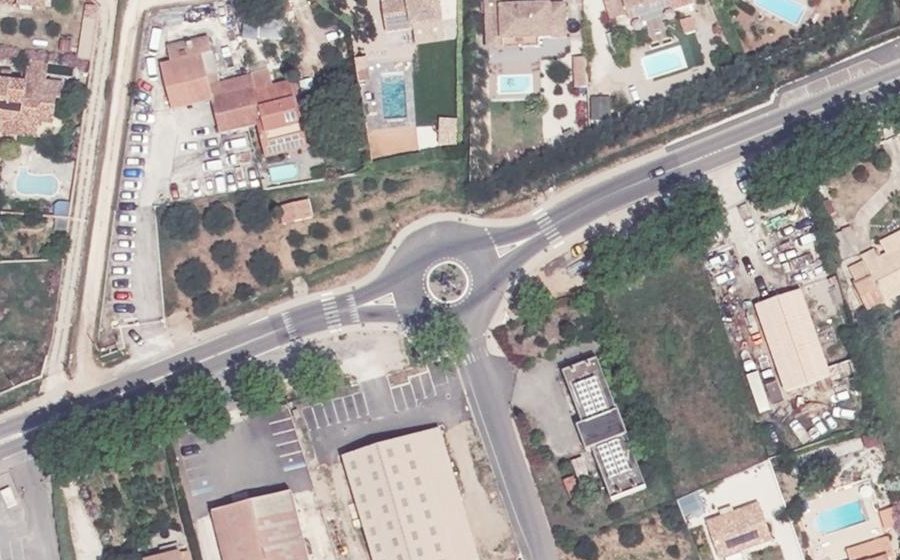 Vue aérienne du Rond-point anonyme n°1174262741