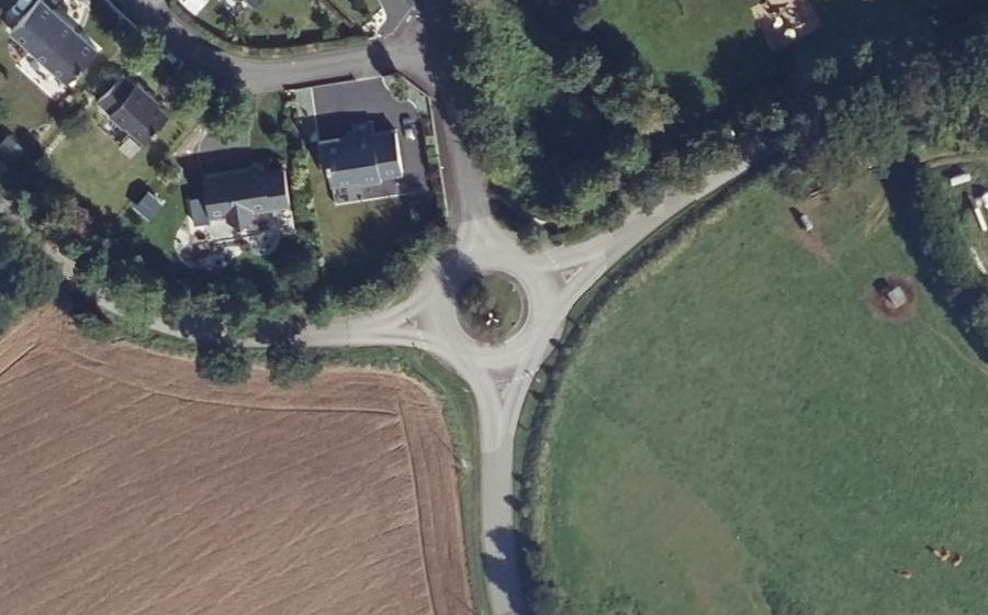 Vue aérienne du Rond-point anonyme n°1175540268