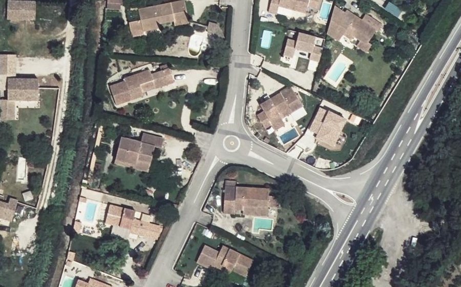 Vue aérienne du Lotissement le Grand Vallat
