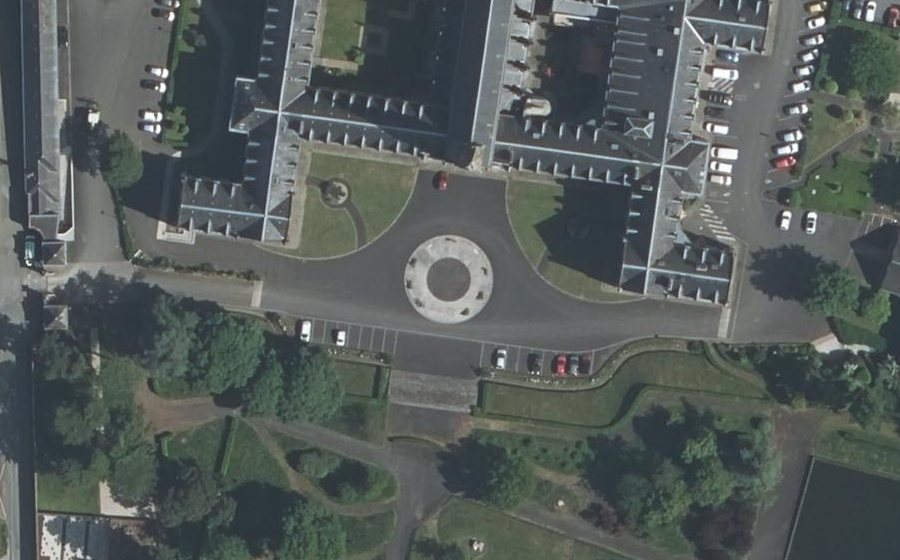 Vue aérienne du Rue Rose Giet