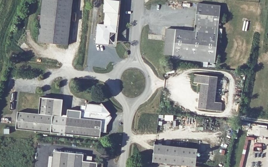 Vue aérienne du Voie de la Peyre