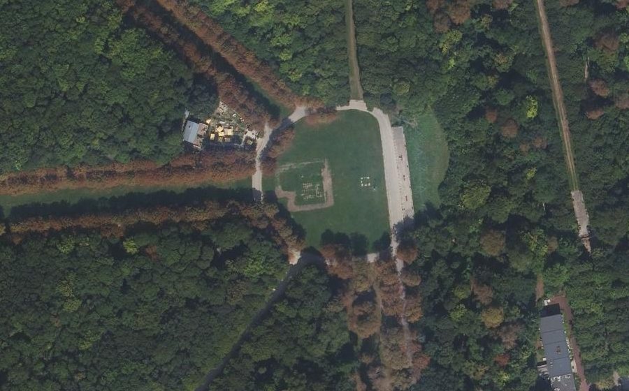 Vue aérienne du Rond de la Balustrade