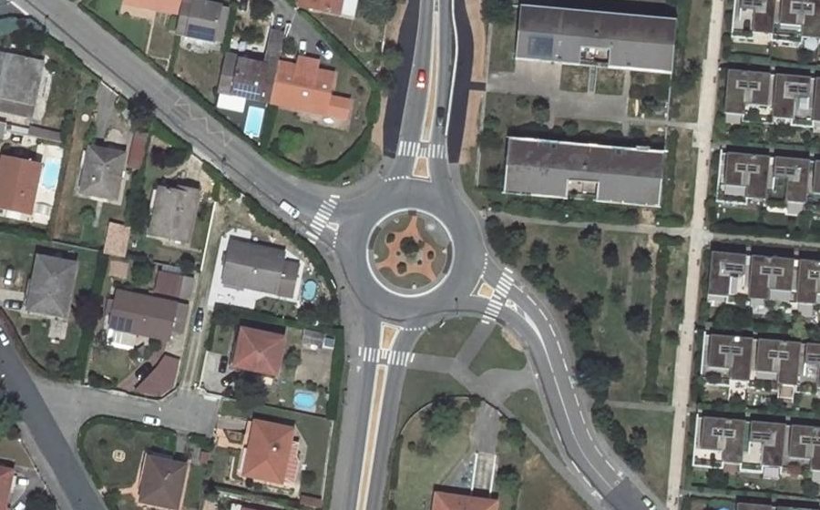 Vue aérienne du Boulevard Jean Mermoz