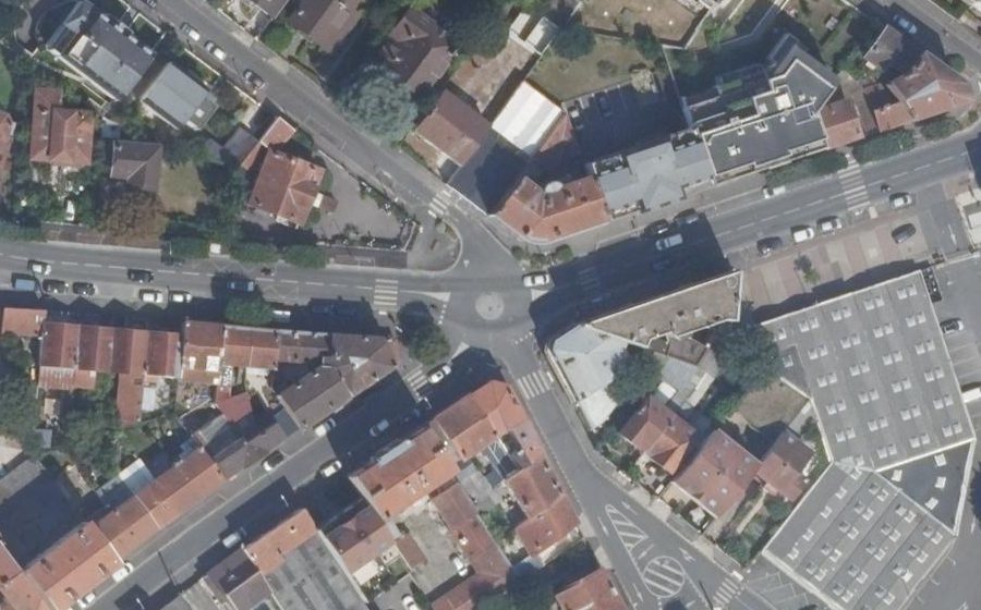 Vue aérienne du Grande Rue