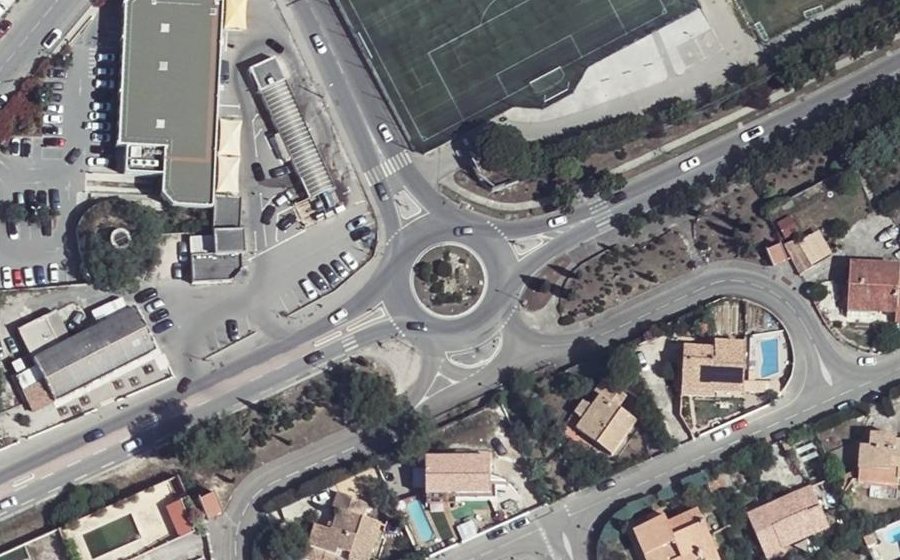 Vue aérienne du Rond-point anonyme n°11845266