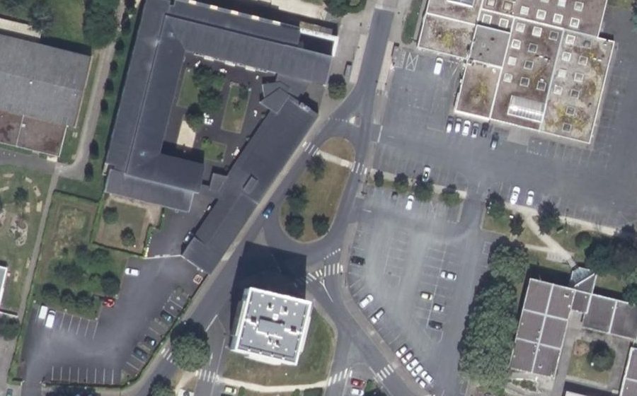 Vue aérienne du Rue de la Vallée Monnaie