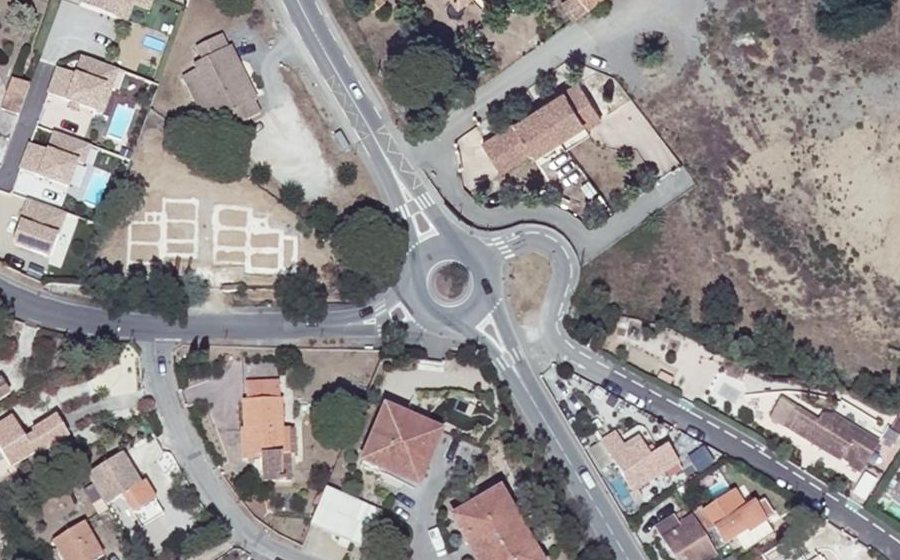 Vue aérienne du Rond-Point