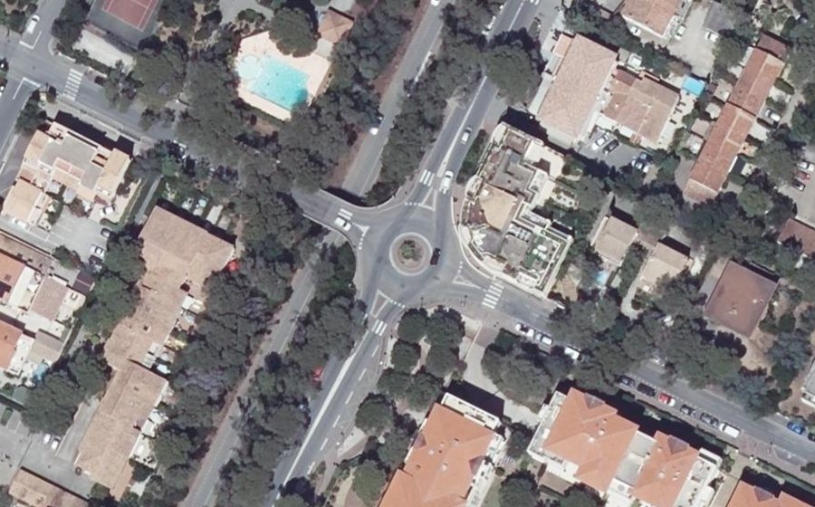 Vue aérienne du Rond-Point