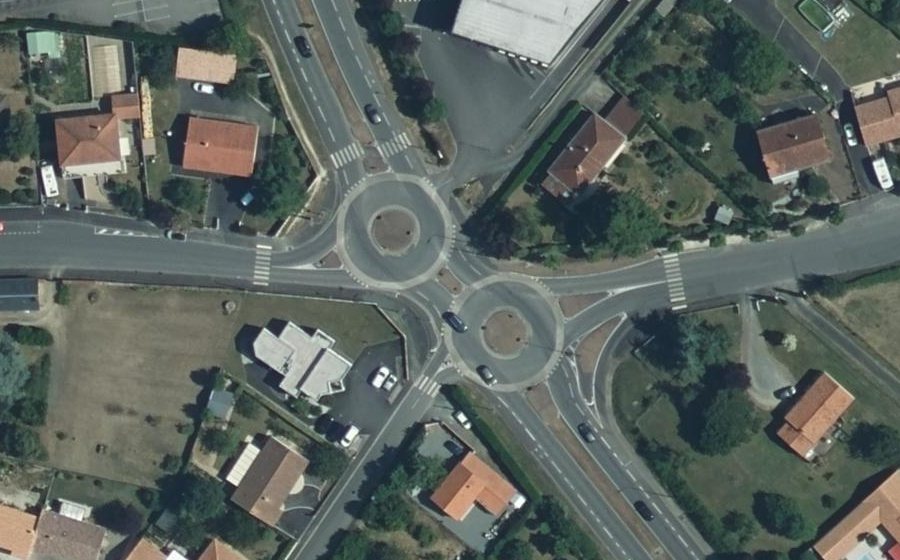 Vue aérienne du Avenue du Général de Gaulle