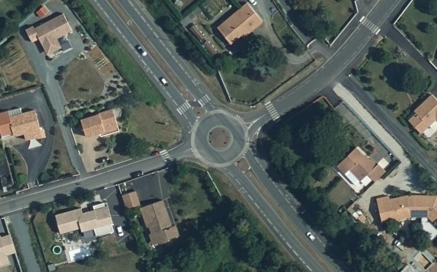 Vue aérienne du Avenue du Général de Gaulle