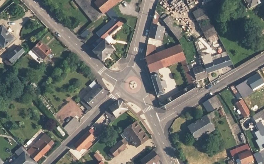 Vue aérienne du Place Danièle Casanova