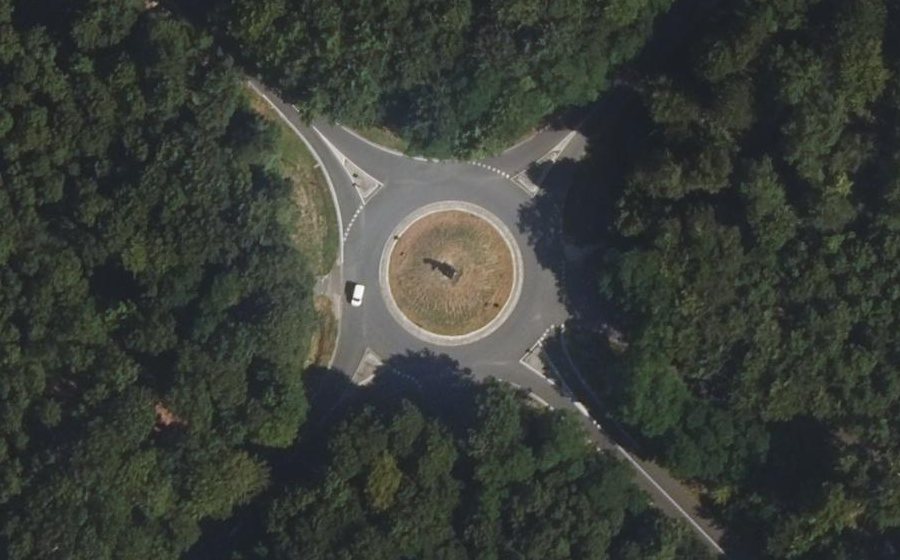 Vue aérienne du Carrefour Duchâtel