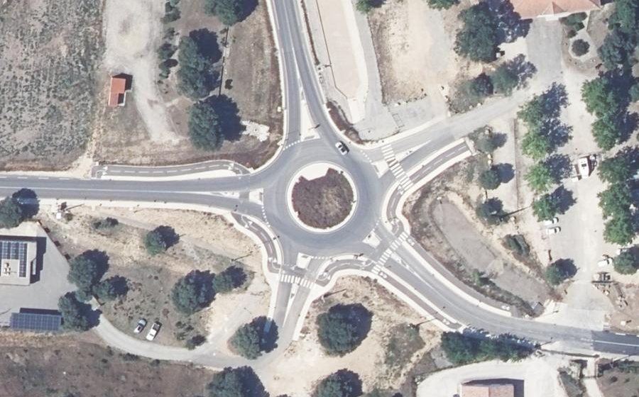 Vue aérienne du Rond-point anonyme n°1191001726