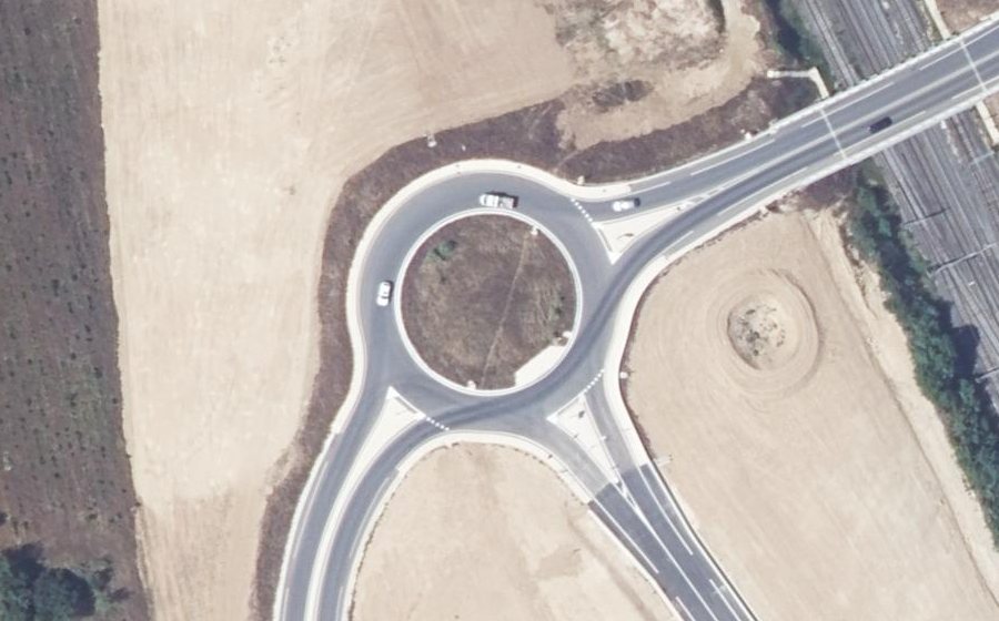 Vue aérienne du Rond-point anonyme n°1191001727