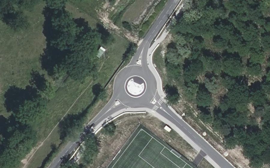 Vue aérienne du Rue de Fortage
