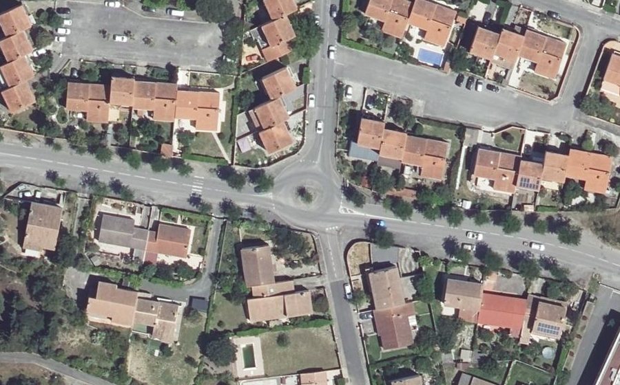 Vue aérienne du Rond-point anonyme n°1191481428
