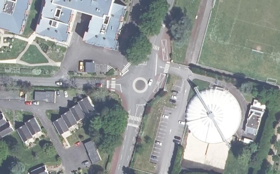 Vue aérienne du Rond-point anonyme n°1191623841