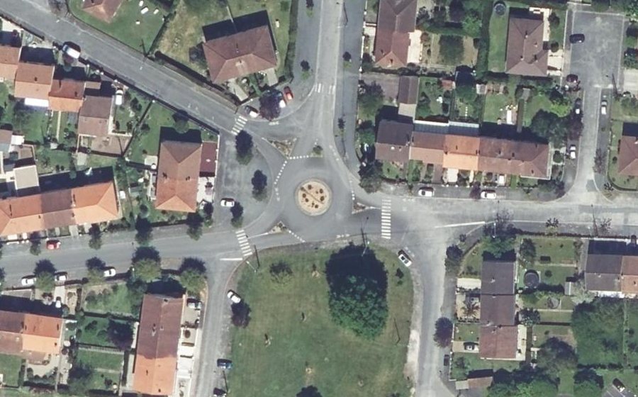 Vue aérienne du Rue des Tulipes