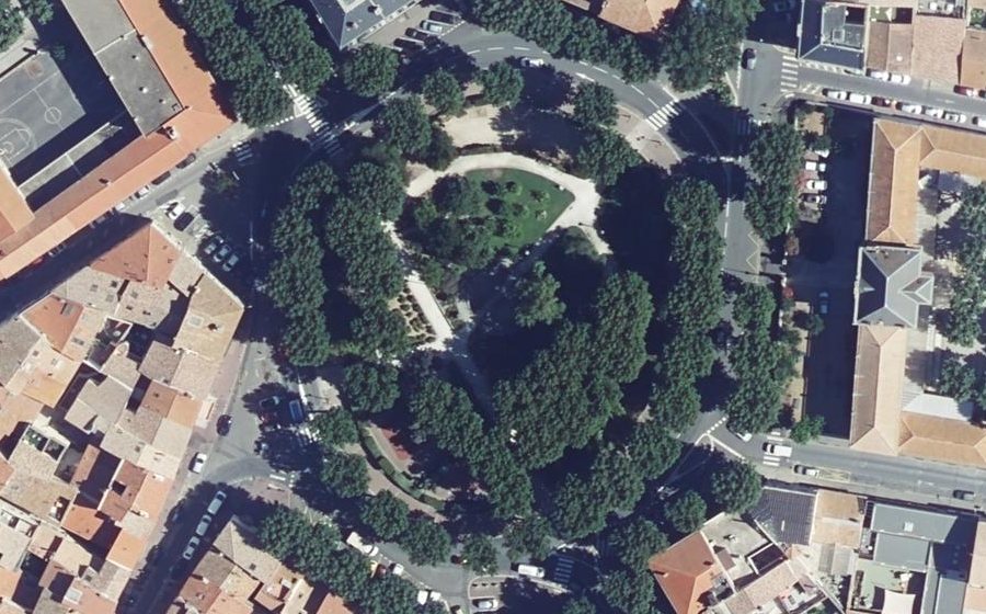 Vue aérienne du Giratoire de la Révolution