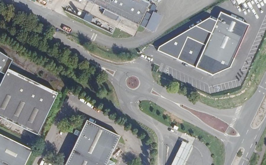Vue aérienne du Avenue Guynemer