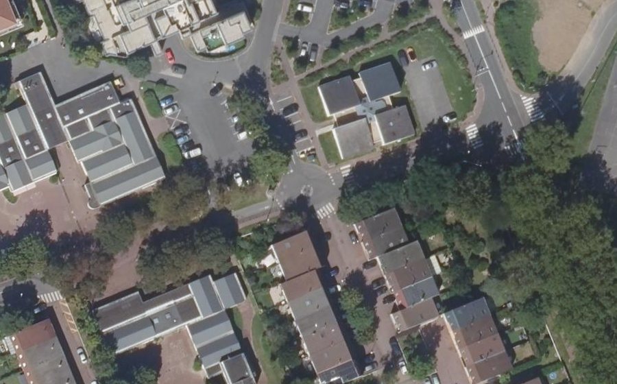 Vue aérienne du Rue Ambroise Paré