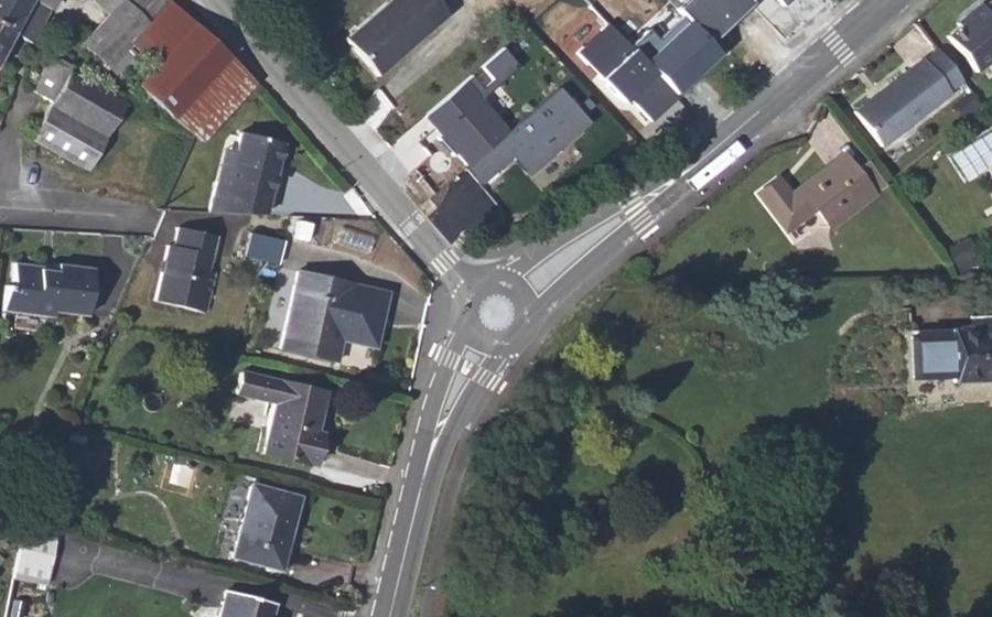 Vue aérienne du Rue de la Garenne